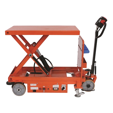 ESM80 - Motorized scissor lift table 800 kg lift height 460 / 1075 mm