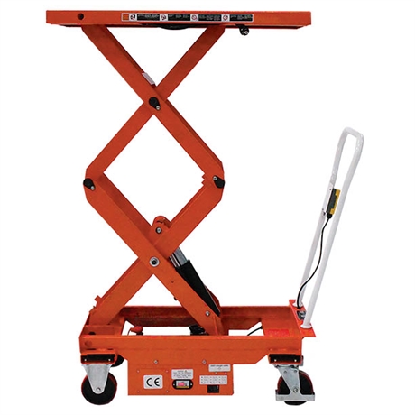 Semi electric scissor lift table 500 to 1000 kg