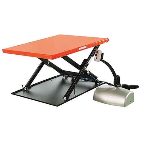 Low-profile budget electric lift table 1000 kg