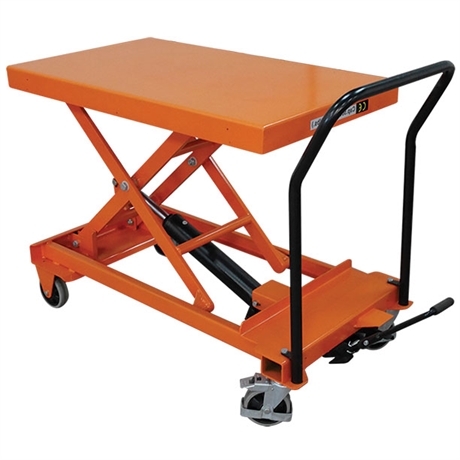 Mobile manual lift table 300 and 500 kg