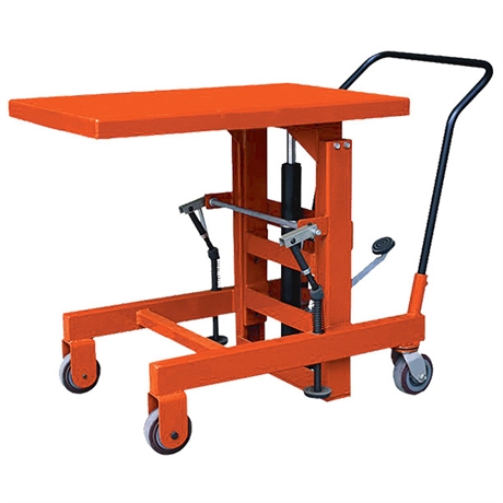 Manual lift table as adjustable workbench 900 kg