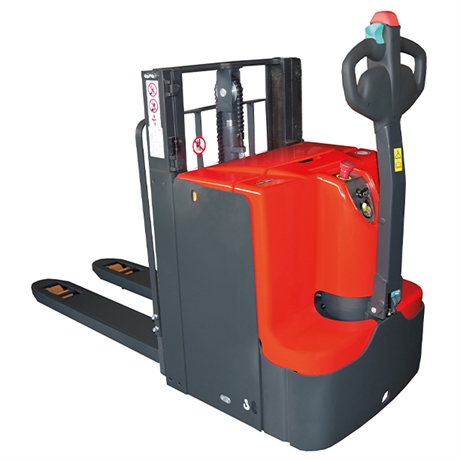 Lithium electric trans-stacker with additional lift 2000 kg