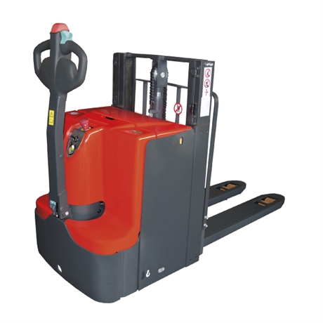 Ergonomic trans-stacker with additional lift 2000 kg