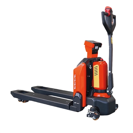 Electric pallet truck with lithium battery and weighing precision scale 1500 kg maximum load capacity