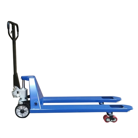 AC25CBVBLEU - Premium manual pallet truck BLUE 2500 kg - handle not mounted when ordering more than 3 units