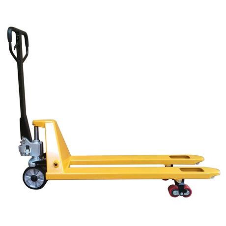 AC25CBVJAUNE - Premium manual pallet truck YELLOW 2500 kg - handle not mounted when ordering more than 3 units