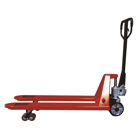 AC25CBVROUGE - Premium manual pallet truck RED 2500 kg - handle not mounted when ordering more than 3 units