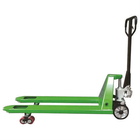 AC25CBVVERT - Premium manual pallet truck GREEN 2500 kg - handle not mounted when ordering more than 3 units