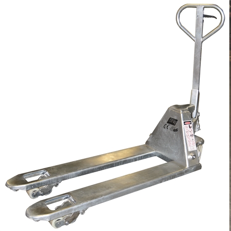 GALVAC25NBN - Galvanized premium manual pallet truck 2500 kg