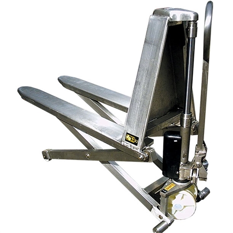 316 stainless steel manual scissor lift pallet truck 1000 kg
