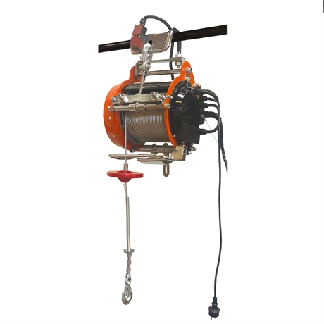 Electric wire rope winch 250 to 500 kg
