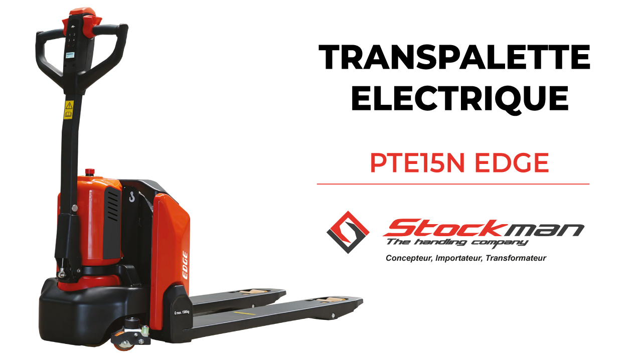 The PTE15N EDGE electric pallet truck