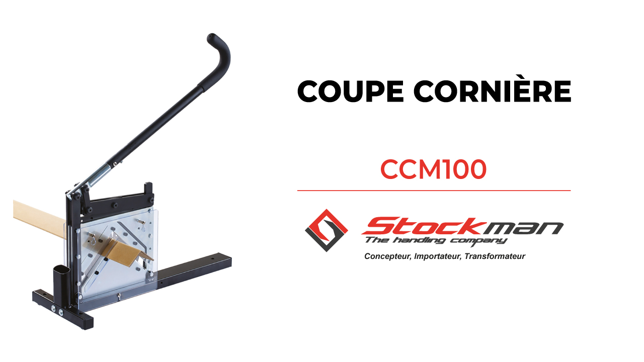 The CCM100 cardboard edge protector cutter