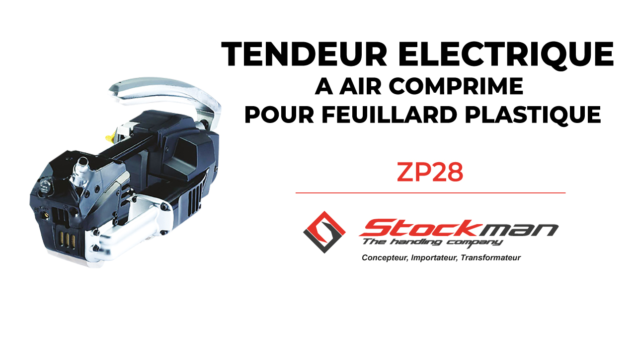 The ZP28 pneumatic tensioner for plastic strapping