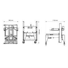 Professional multi-format top/bottom belt case sealing machine - 