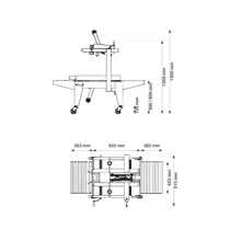 Professional side belt case sealing machine - 