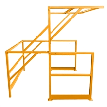 Mezzanine pivot safety gate - 