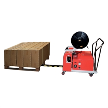 Semi-automatic pallet strapping machine - 