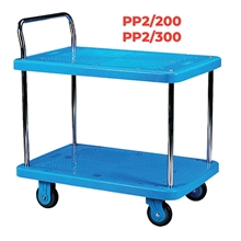 Plastic trolley and shelf trolley 200 kg - 