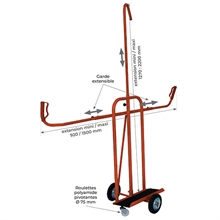 Board trolley 300 kg - 