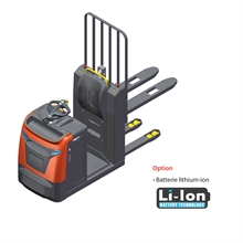 Order picker with lifting forks and 1200 kg load capacity - 