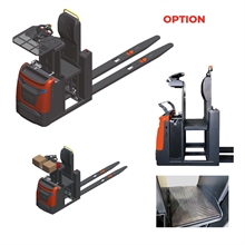 Low-level order picker with 2500 kg load capacity - 
