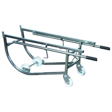 Galvanized rotating drum cart 300 kg - 