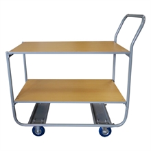 Timber shelf trolley 200 kg (2 sizes) - 
