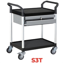 Shelf trolley with drawer 250 kg - 