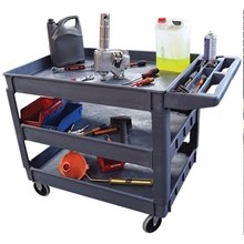 Plastic service trolley 250 kg - 