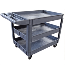 Plastic service trolley 250 kg - 