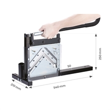 Cardboard edge protector cutter - 