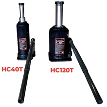 Double cylinder rod bottle jack 4000 and 12000 kg - 