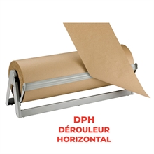 Paper roll dispenser / cutter / crumpler - 