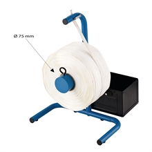Corded polyester portable strapping dispenser - 