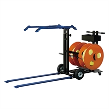 Mobile pallet strapping machine for PP and PET strap - 