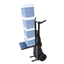 Electric powered hand truck with adjustable electric lifting platform 130 kg - 