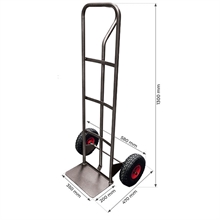 P-Handle steel sack truck 200 kg - 