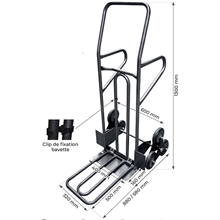 Multifunction steel sack truck 250 kg - 