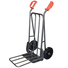 Steel sack truck with fixed and folding plate 300 kg - 