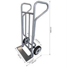 Heavy duty premium steel sack truck 350 kg - 