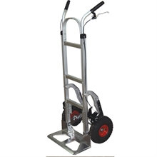 Aluminium sack truck with brakes 250 kg - 