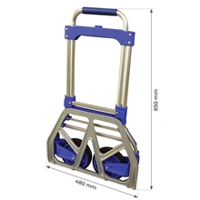 Aluminium folding collapsible sack truck 120 kg - 