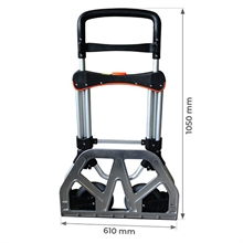 Aluminium folding collapsible sack truck 200 kg - 