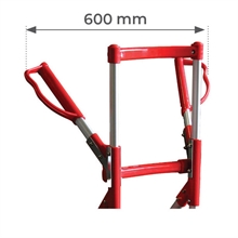 Aluminium keg sack truck with folding plate 300 kg - 