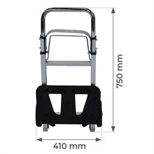 Aluminium folding collapsible sack truck 90 kg - 