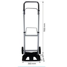 Aluminium folding collapsible sack truck 90 kg - 