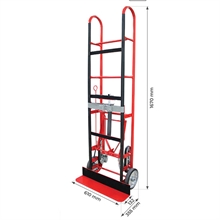 Heavy duty bulky load steel sack truck 400 kg - 