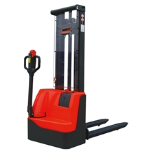 Electric stacker with ± 0,2 % weighing precision scale and 1000 kg load capacity - 