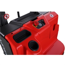 Lithium electric walker stacker 1200 kg, lift 2900 to 4600 mm - 